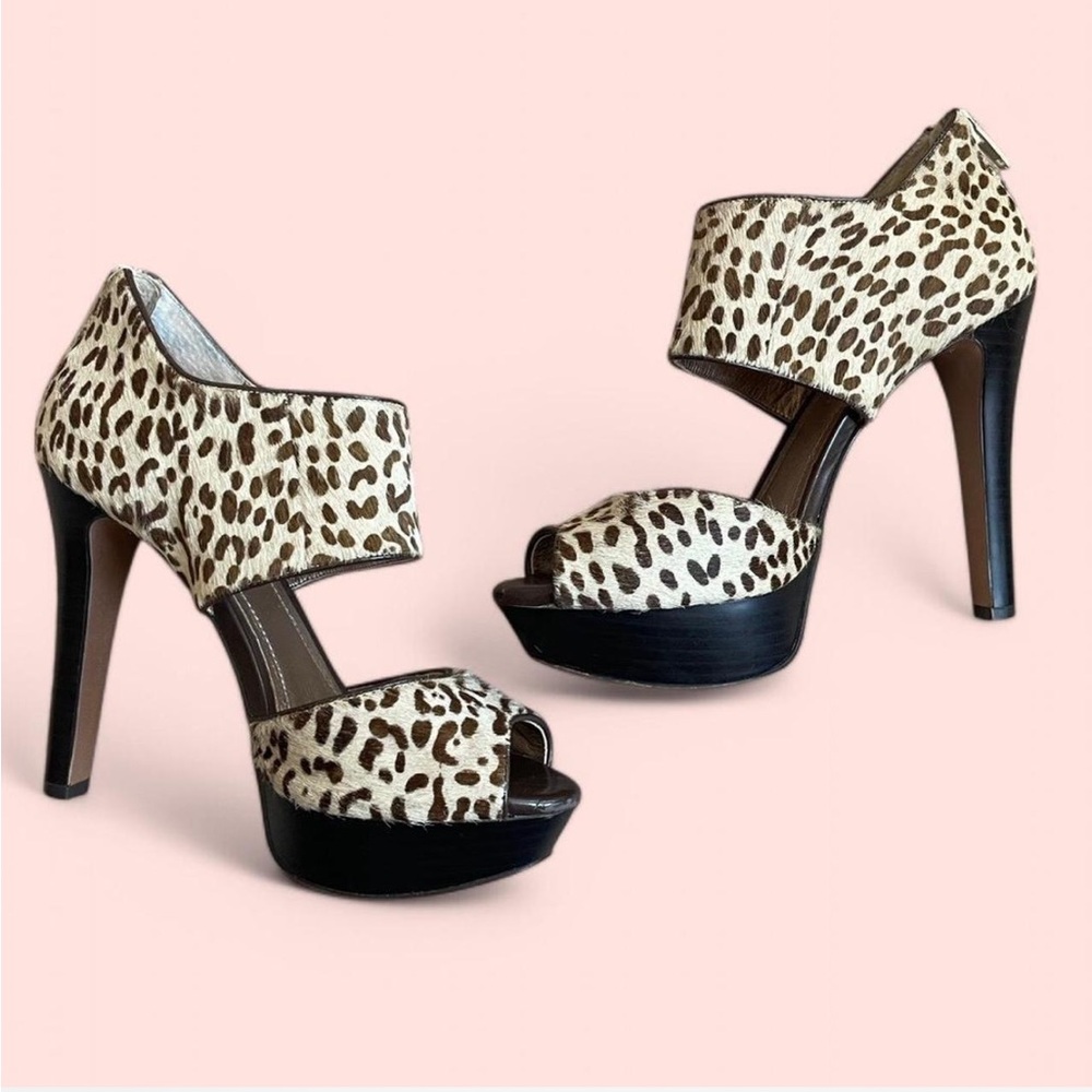 animal print heels
